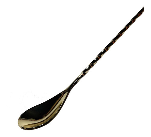 Cucharilla Espiralada De Color - Gota 30cm Barman Cocteleria
