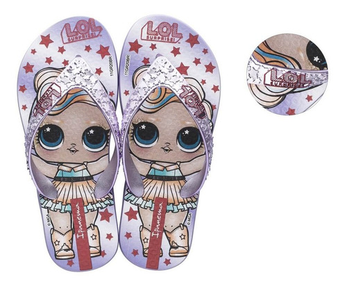 Ipanema Lol Surprise Shine 26573 - Chinelo Infantil Feminino