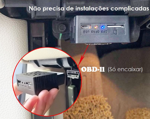 Imagem 3 de 10 de Rastreador Plug Obd2 Gps Por Mapa Em Tempo Real App Grátis