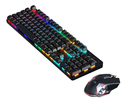 Imagen 5 de 5 de Combo Teclado Mecanico + Mouse - Ajazz Watcher Ii Pro Negro