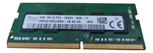 Memoria Ram Hynix 4gb Ddr4 2666mhz Hma851s6cjr6n-vk Sodimm