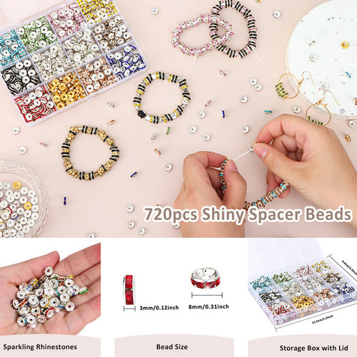 Kit De Bricolaje Para Hacer Pulseras, Joyas Y Collares