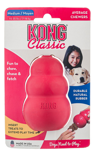 Juguete Kong Classic Para Tu Mascota Talla M