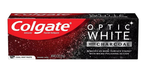 Colgate Optic White With Charcoal Whitening Pasta Dental