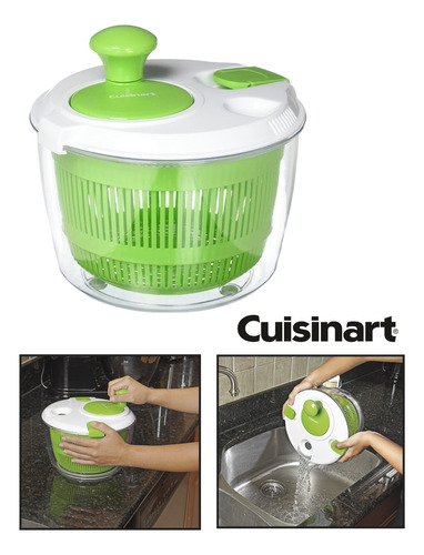 Spinner Giratorio Centrifugado Ensaladera Cuisinart 2.8 Ltrs