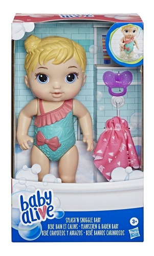 Boneca Baby Alive Banhos Carinhosos Loira - Hasbro E8716