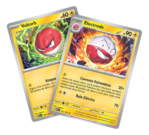 Kit Carta Pokémon Electrode Voltorb Escarlate E Violeta 151