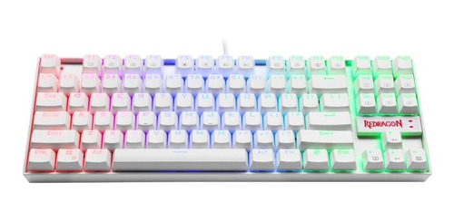 Teclado Mecanico Redragon Kumara K552 Rgb White Revogames