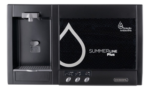 Purificador De Água Europa Summer Line Plus Hf Preto (Usado)