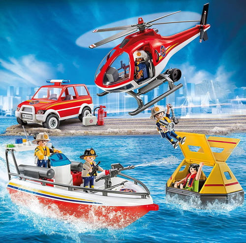 Playmobil Fire Rescue Mission Amazon Exclusive