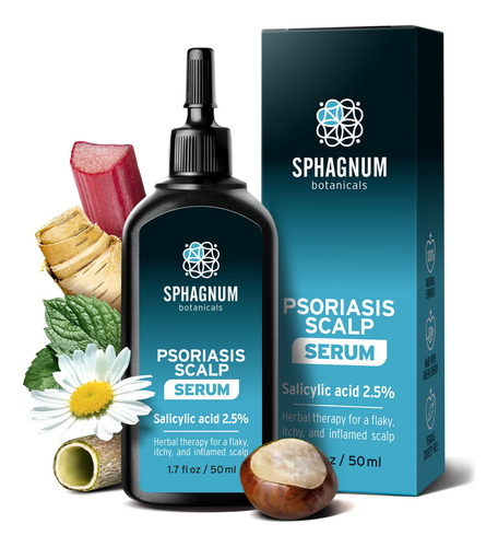 Sérum De Tratamento Da Psoríase Do Couro Cabeludo Sphagnum B