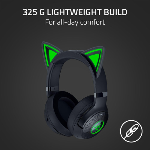 Auriculares Razer Kraken Kitty V2 Bt Inalámbricos Rgb Con Ba