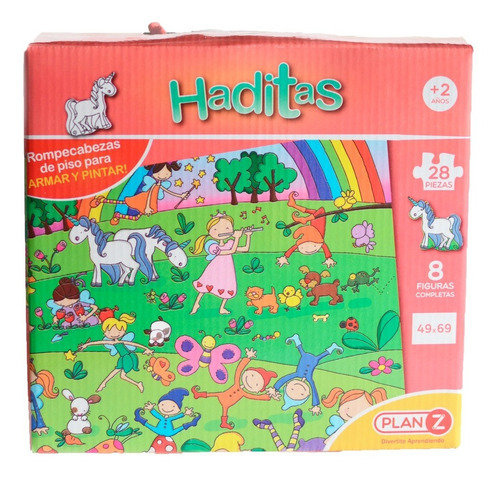 Imagen 4 de 8 de Rompecabeza Piso Hada Didactico Puzzle Gigante Infantil Niño