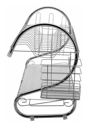 Escurridor Trastes Platos Fregadero Acero Inoxidable Moderno