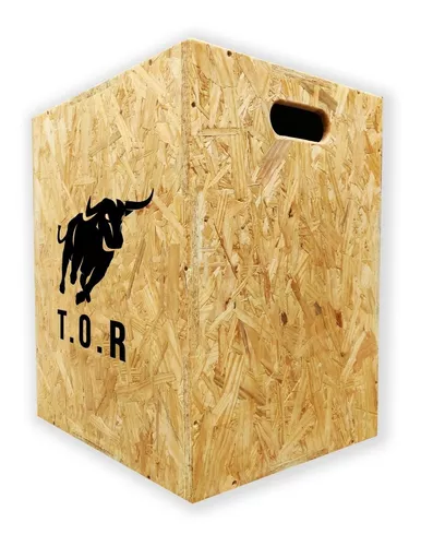 Cajón De Salto Pliométrico Jump Box Crossfit Gym 50x60x70cm