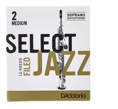 Cx De Palhetas Select Jazz Filed 2 Médium  Pra Sax Soprano 