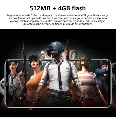 Teléfono Inteligente Android Barato Rino9 5.0 Pulgadas Negro
