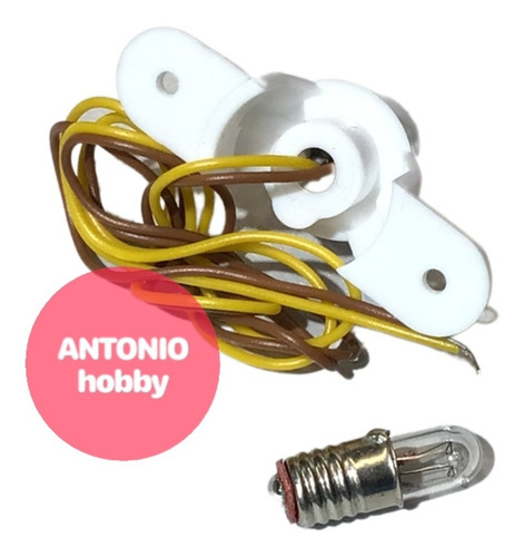 Lampara Luz 12 Volt Para Iluminar Casas Ferromodelismo Ho 87