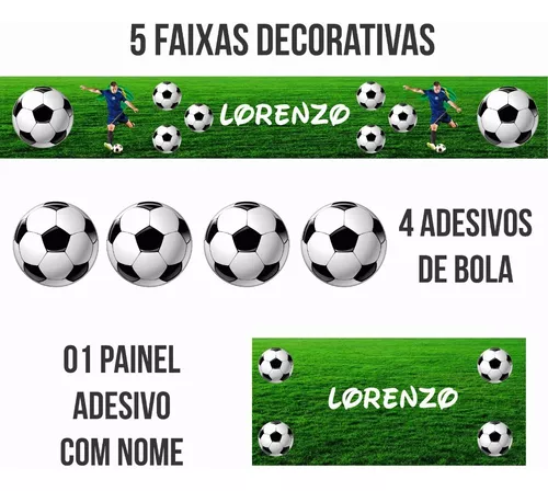 Venda Adesivos de parede personalizado de futebol meninos nome de