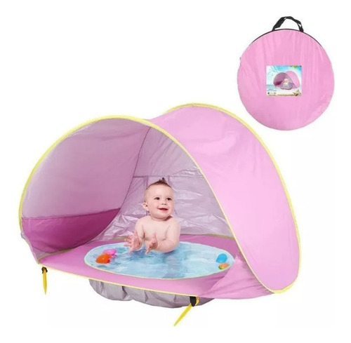 Carpa De Playa Y Piscina Para Bebés Con Protección Solar Uv