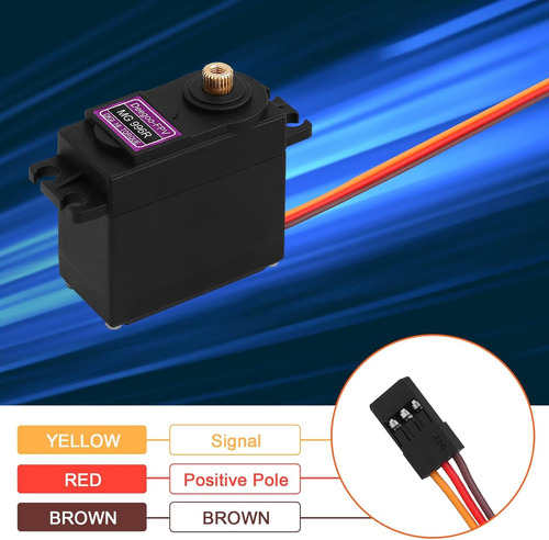 Mg996r Servomotor Engranes De Metal