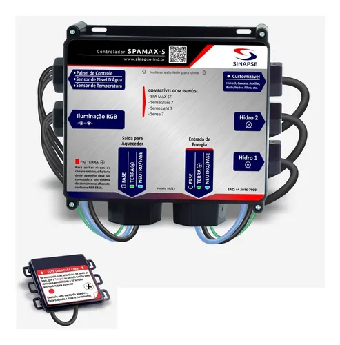 comprar Fonte Caixa Comando Controlador Spa Max 5f Sinapse 