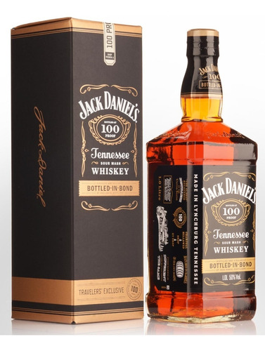 Imagen 3 de 6 de Whisky Jack Daniels Bottled In Bond 100 Proof Litro Estuche