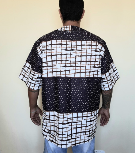 Imagem 5 de 5 de Blusa Bata Masculina Tecido Breno