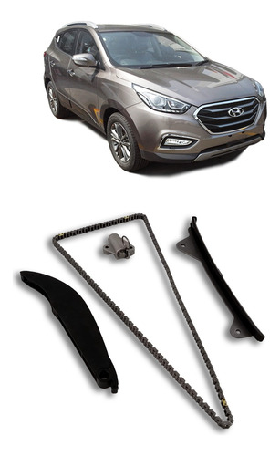 Kit De Distribuição Corrente Hyundai Ix35 2.0 16v Flex F4na