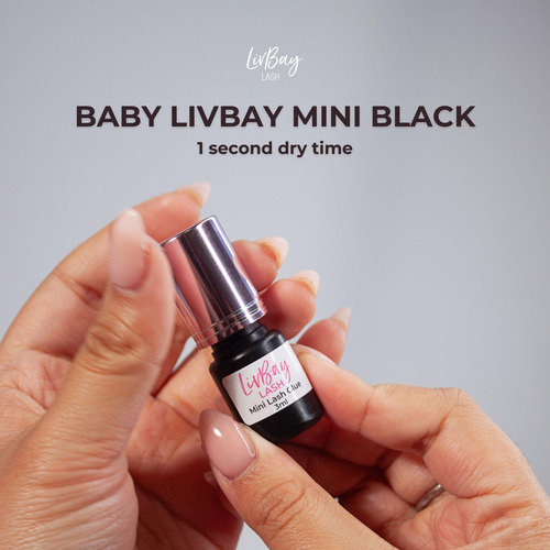 Livbay Pegamento Para Pestañas Bebé Original Mini 3 Ml Mmg