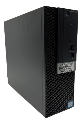 Cpu Dell Optiplex 5050 Sff Core I7 6a Gen 16gb Ram Ssd 480gb (Reacondicionado)