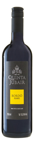 Vinho Bordô Quinta Jubair adega Viti-Vinícola Góes 750 ml