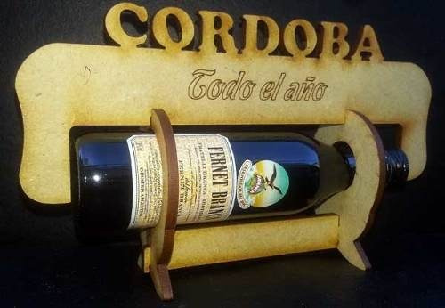 55 Porta Fernet 5cl. Souvenir Caja Porta Vino Fibrofacil
