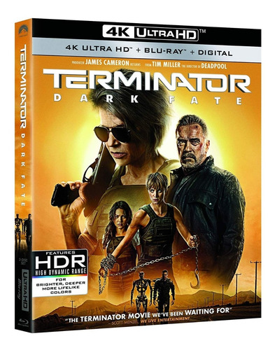 4k Ultra Hd + Blu-ray Terminator Dark Fate / Destino Oculto