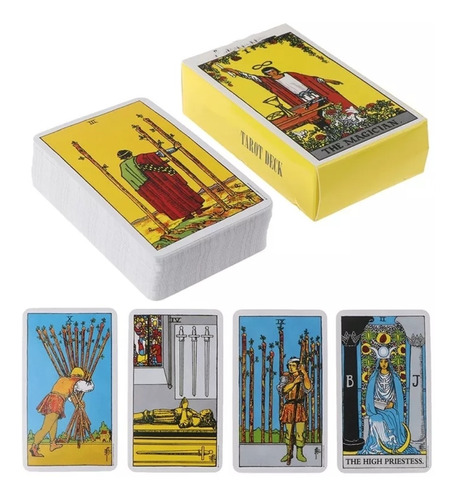 Tarot Rider-waite, Caja Completa Con Las 78 Cartas