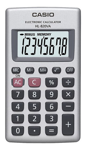 Calculadora Bolsillo Casio Hl-820va Garantia Oficial 2 Años