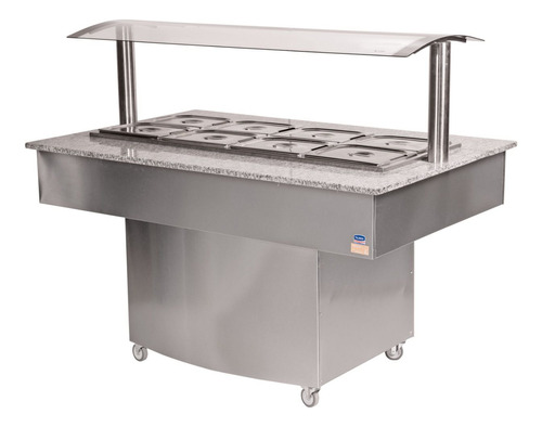 Mesa Buffet Premium 8 Cubas Calor Klima