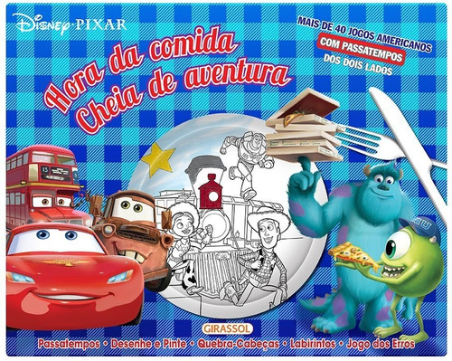 Disney - Hora Da Comida - Cheia De Aventura, De Disney Book Group. Editora Girassol Em Português