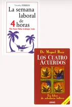 Comprar Libros X2 Semana Laboral De 4hs + Los Cuatro Acuerdos