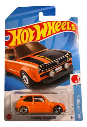 Hot Wheels 73 Honda Civic Custom Hw J-imports Variante 2023