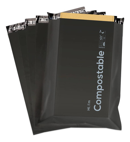 Bolsas De Envío Biodegradables 25 X 33 Cm 50 Sobres Composta
