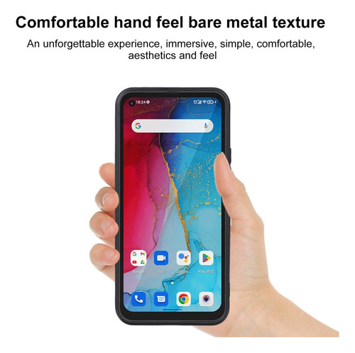 Funda De Tpu Negra Para Unihertz Ticktock-s