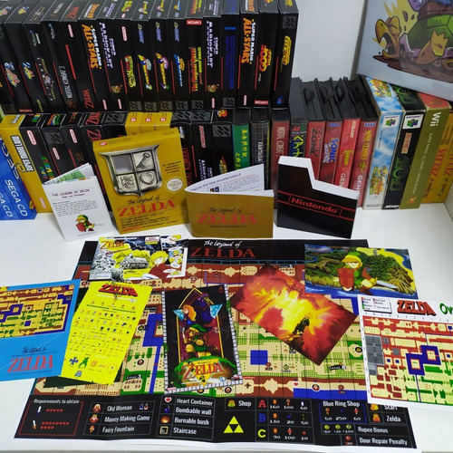Legend Of Zelda (caixa, Manuais, Flyer, Case)