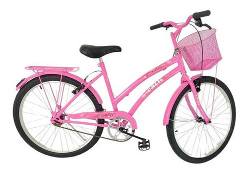 Bicicleta Infantil Calil Cindy Aro 24 Bike Feminina - Rosa