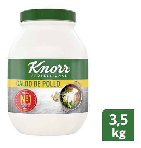 Caldo De Pollo Knorr Suiza 3.5 Kg Bote Dañado