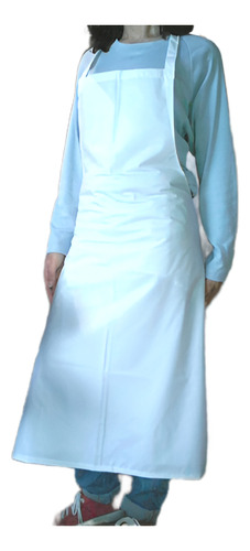 Delantales. Pvc Luxe Blancos Impermeables.