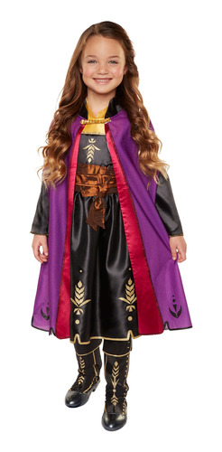 Disfraz Anna De Frozen Talla 4 X 6 Para Niña- Halloween