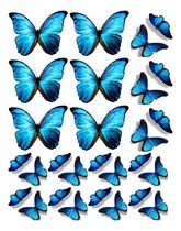 Comprar Lamina Comestible Fototorta Mariposa Azul Fotos Comestibles