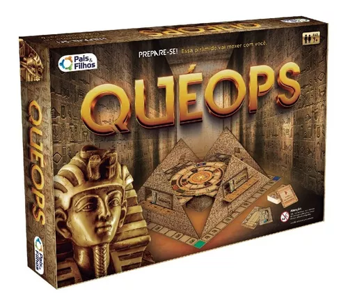 Jogo De Tabuleiro 3d Queops Uma Aventura Nas Pirâmides Egito