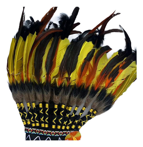 Diadema Con Sombrero Indio De Jefe Americano Para Fiesta De